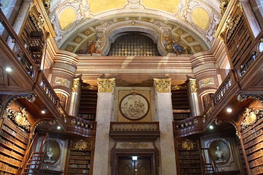 Vienna National Library - Dotted Globe