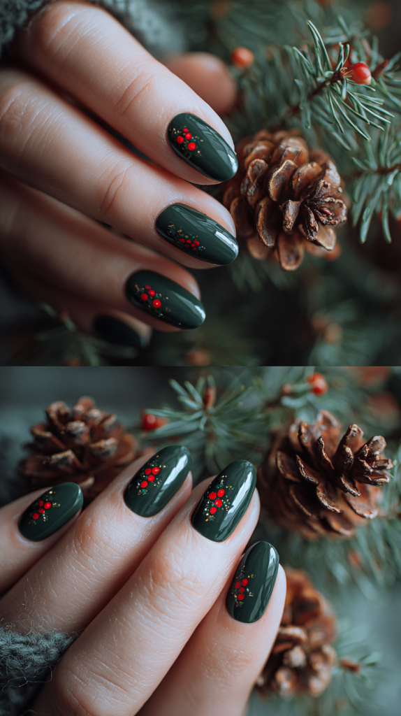 Holly and berries deisgn is a Christmas classic