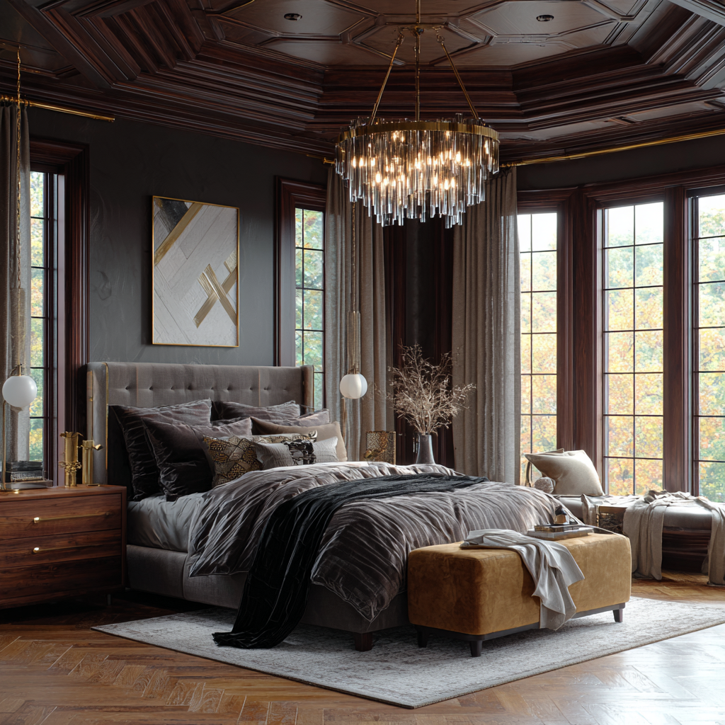 Statement lighting us the glam of this style